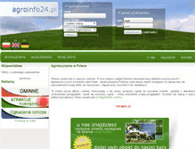 Tablet Screenshot of agroinfo24.pl